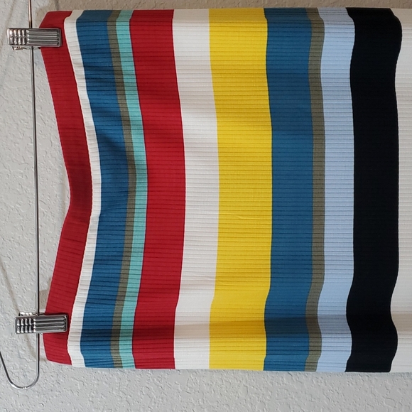 Express Multi-color Striped Skirt - Picture 3 of 7